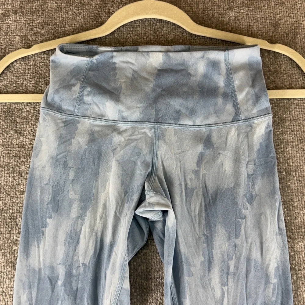 Patagonia Blue Patterned Skinny Leggings Athletic Active Work Out Womens XS - Picture 2 of 9
